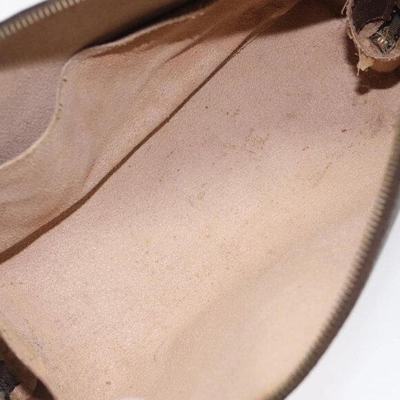 LOUIS VUITTON Monogram Trousse Demi Ronde Cosmetic Pouch M47520 LV Auth 125342 - Picture 11 of 16